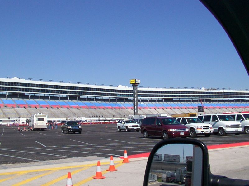  The South Paddock parking area.