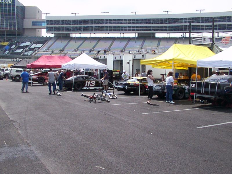  ROMCO pit area in the South Paddock parking area.